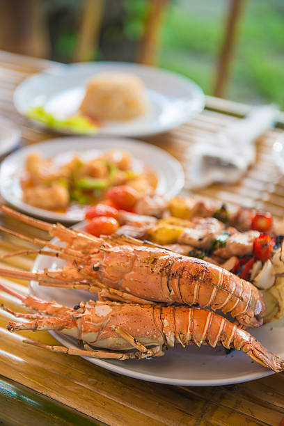 istock set of seafood for dinner 484115102