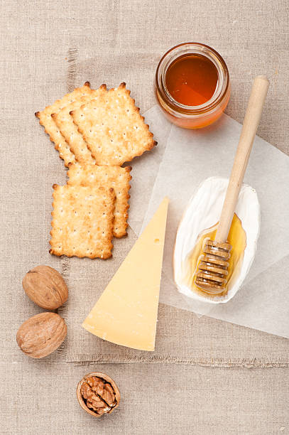 istock Parmesan cheese, honey, cookies and nuts 484122466