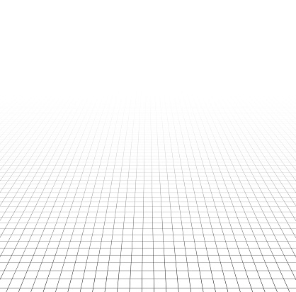 Perspective grid surface. Vector illustration. 
