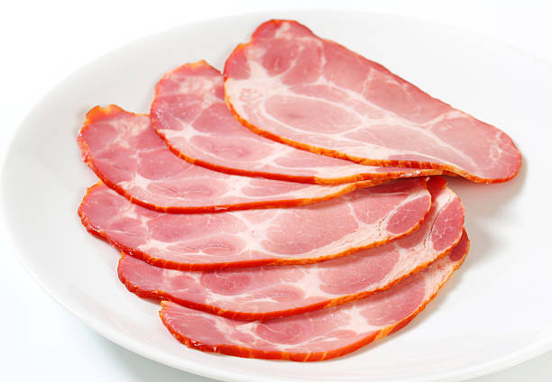 istock Sliced smoked pork neck 484124554
