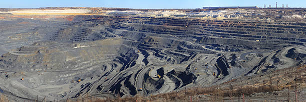 istock panorama of a great career iron ore mining 484125000