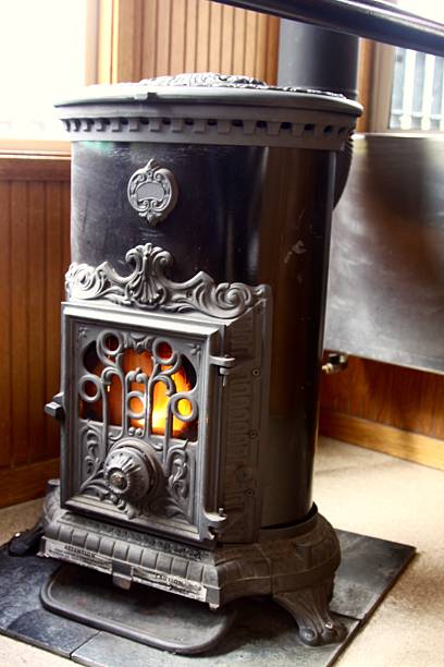 istock Old Fashioned Gas Burning Heater 484134926