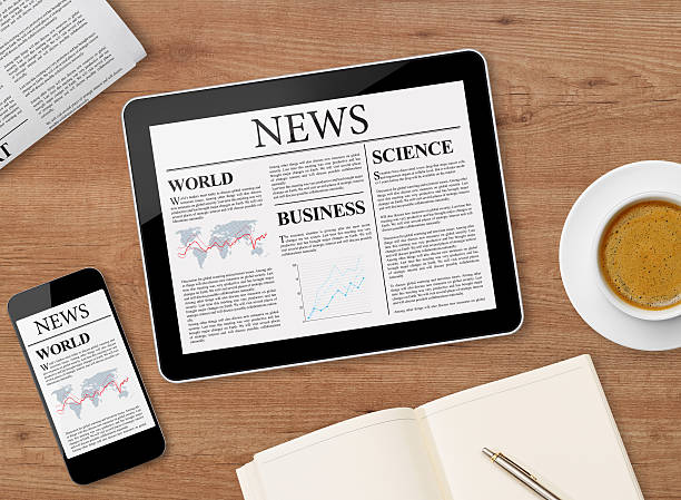 istock News page on tablet and mobile phone 484138328