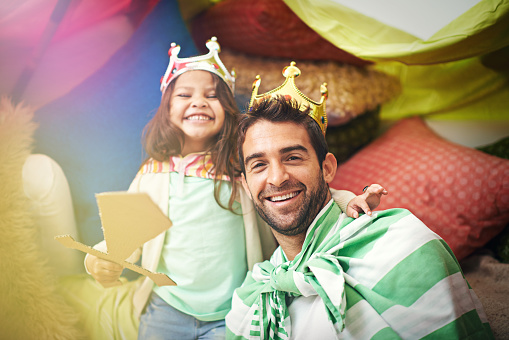 A cute little girl dressed up as a princess while playing at home with her dadhttp://195.154.178.81/DATA/i_collage/pi/shoots/784118.jpg