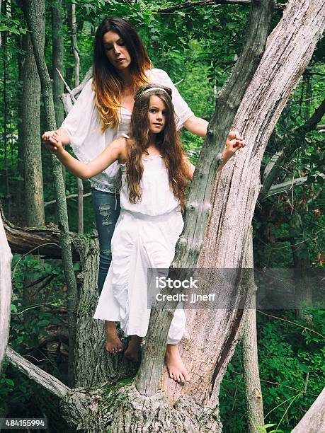 Mother And Daughter Stock Photo - Download Image Now - 2015, Bonding, Cheerful