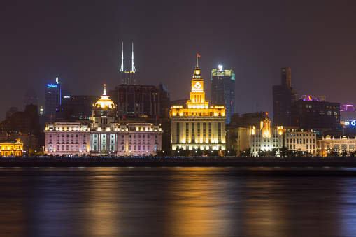 The Bund in Shanghai, China.