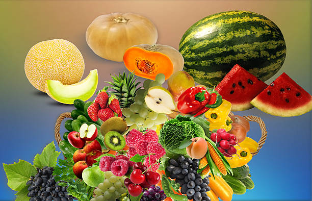 istock Fresh and healthy fruits and vegetables 484157730