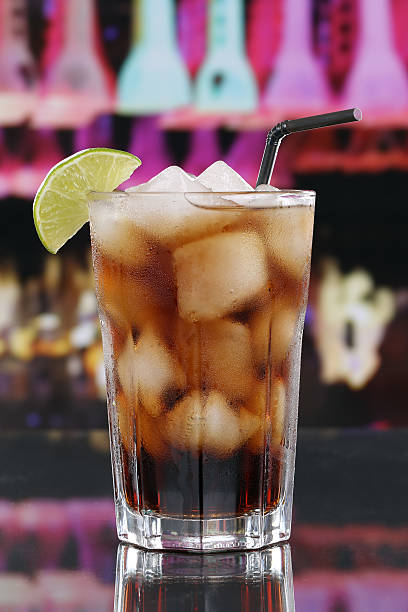 istock Cold cola in glass in a bar or party 484165117