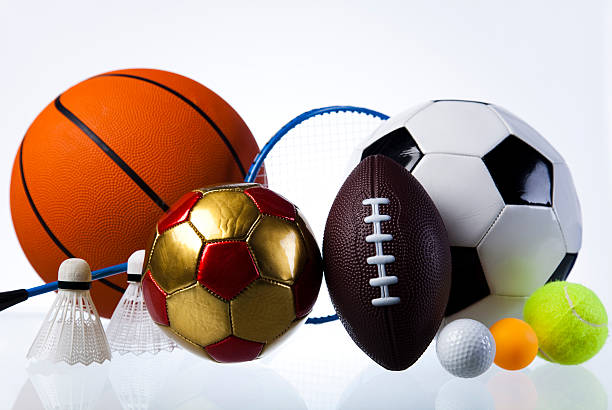 istock Different ball, Set of balls for games 484168207