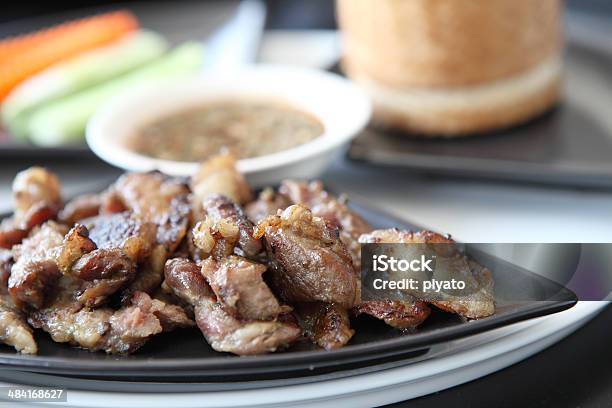 Grilled Pork With Sticky Rice Stock Photo - Download Image Now - Appetizer, Asia, Beef
