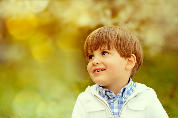 istock cute little boy in nature 484168699