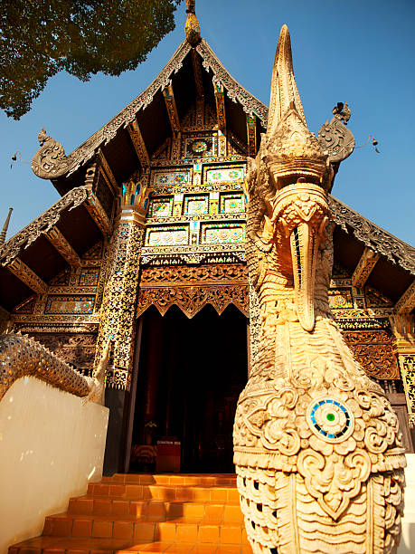 istock Naga starway at Wat Chedi Luang, Chiang Mai 484169515
