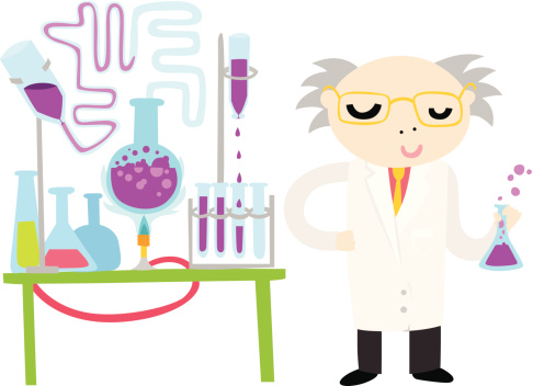 Scientist in His Laboratory