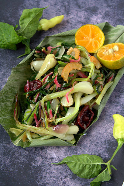 istock Kadazan Dusun ethnic food.  mix vegetable 484174340