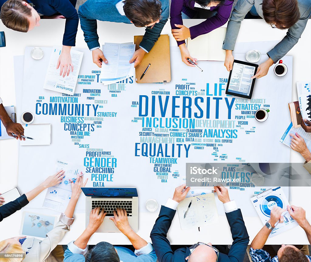 Diversity Community Meeting Business People Concept Multiracial Group Stock Photo