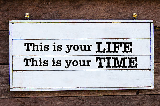 istock Inspirational message - This is your Life and Time 484175466