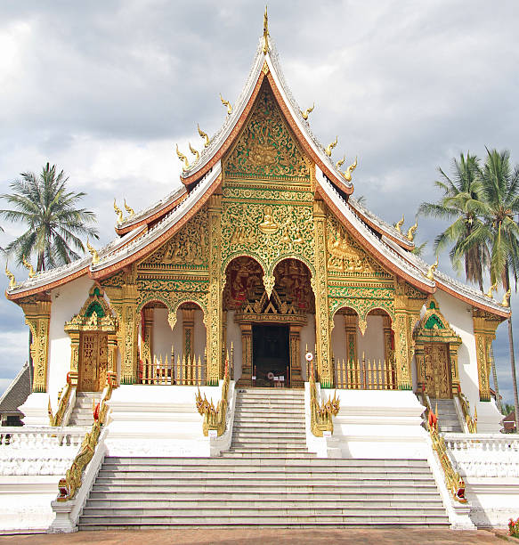 buddhist temple in Luang Prabang, Lao republic
