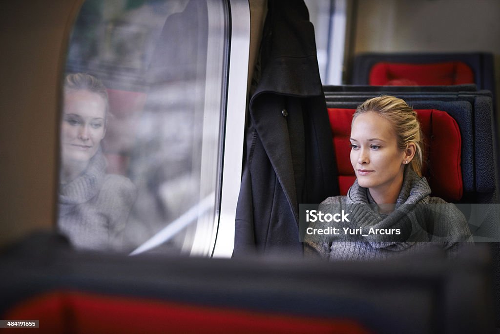 She's fast geschafft. - Lizenzfrei Eine Frau allein Stock-Foto