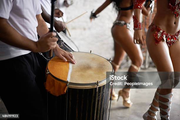 Bringing The Heat With Their Beats Stock Photo - Download Image Now - Carnival - Celebration Event, Rio de Janeiro, Samba Dancing