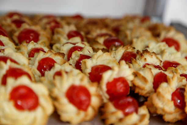 istock pastry cookies with cherries 484195884