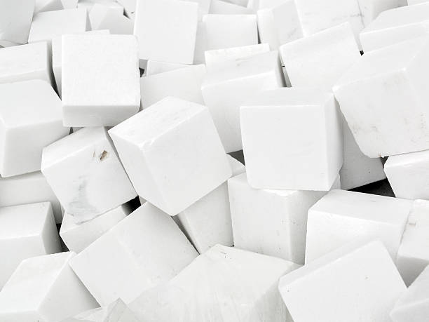istock Bunch of white cobblestones 484200304