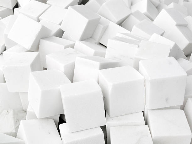 istock Bunch of white cobblestones 484200306