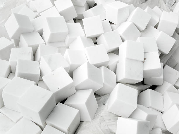 istock Bunch of white cobblestones 484203848