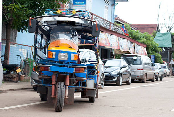 istock Skylap, a type of vehicle in Pakse, Laos 484214896