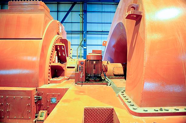 istock Power plant's turbine room 484215592