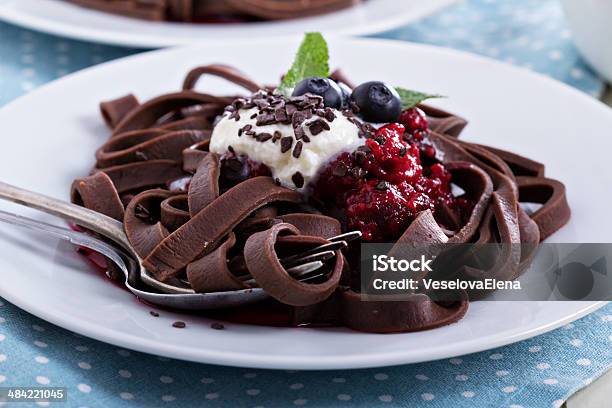 Chocolate Pasta Stock Photo - Download Image Now - Chocolate Easter Egg, Textured, Berry