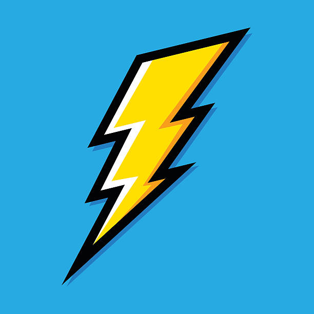 ilustraciones, imágenes clip art, dibujos animados e iconos de stock de lightning bolt - cambiar de canal
