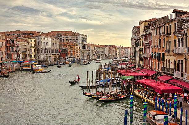 istock Canal Grande at sunset 484221828