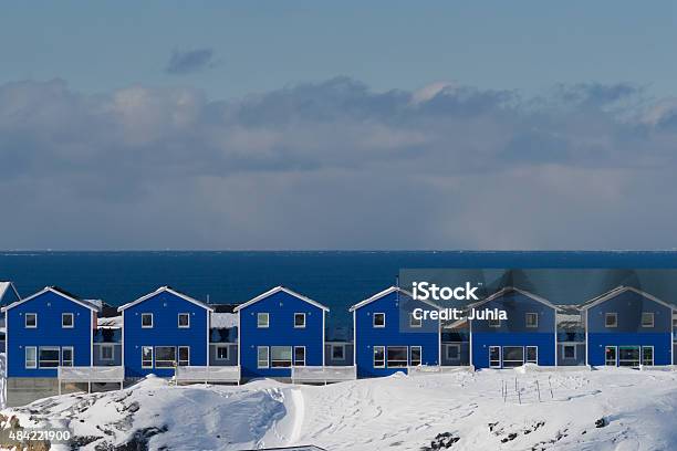 Horizon In Sisimiut Stock Photo - Download Image Now - 2015, Architecture, Blue