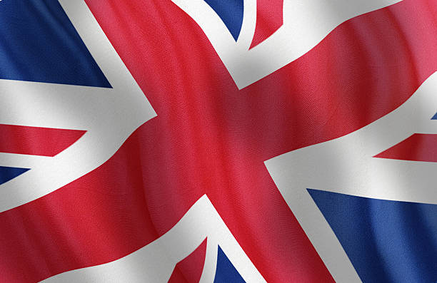 istock Waving National Flag of Great Britain 484221982