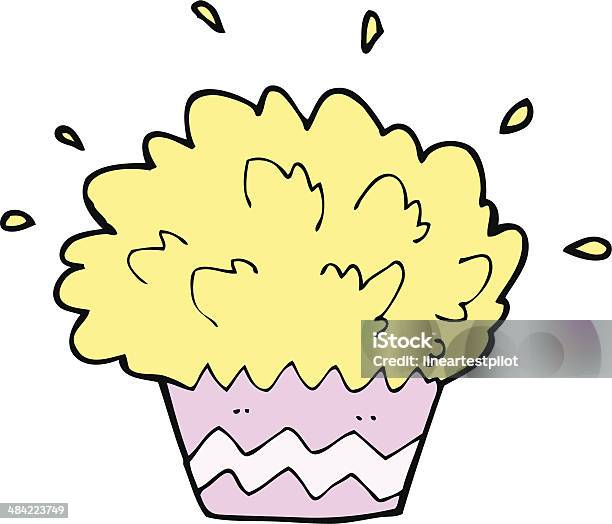 Cartoon Cake Exploding Cartoon Exploding Cupcake Stock Illustration - Download Image Now ...