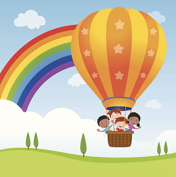 2,470 Hot Air Balloon Ride Illustrations & Clip Art - iStock | Hot air  balloon ride kid