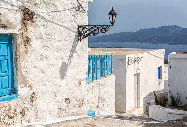 istock Streets of Milos island, Greece 484224728
