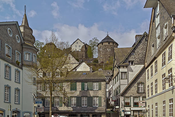 istock historic houses in Monschau, Germany 484225830