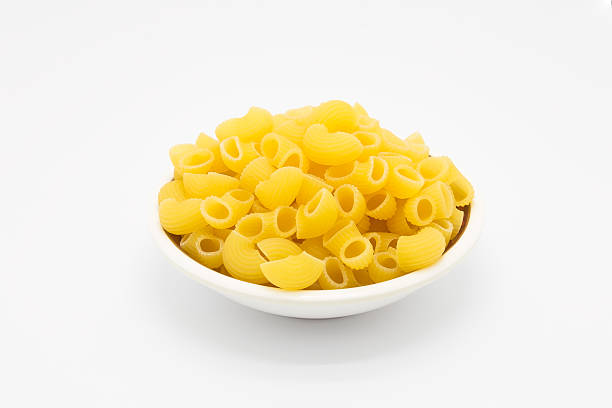 istock Bowl of Raw macaroni pasta 484226764