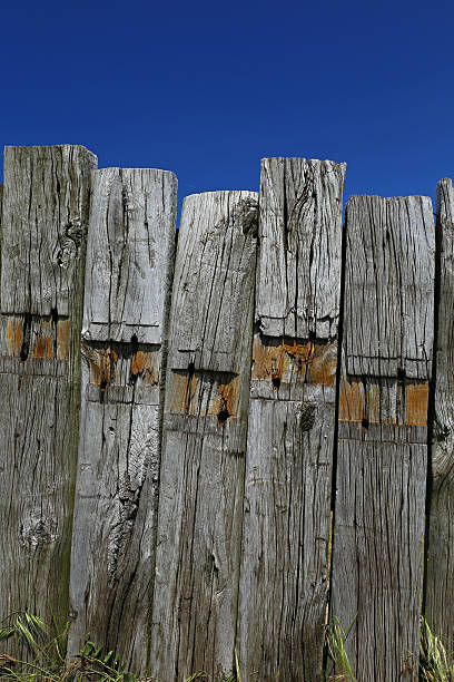 istock Weathered wooden beams 484227458