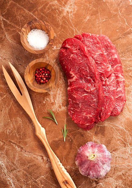 istock raw steak Ribeye entrecote 484230424