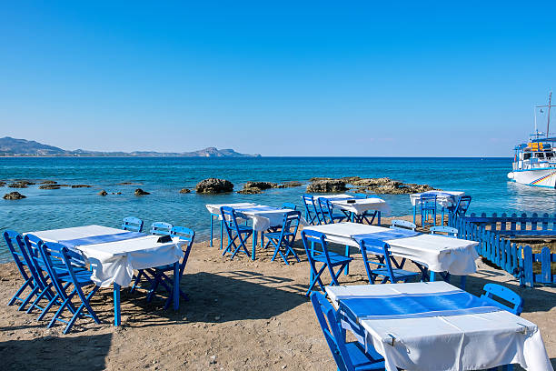 istock Cafe on a beach. Kolymbia. Rhodes, Greece 484231572