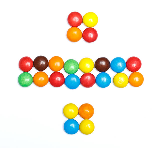 istock symbol sign segmentation of colorful candy on a white background 484231666