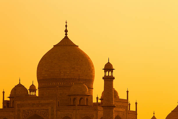 istock Taj Mahal at sunset. 484234612