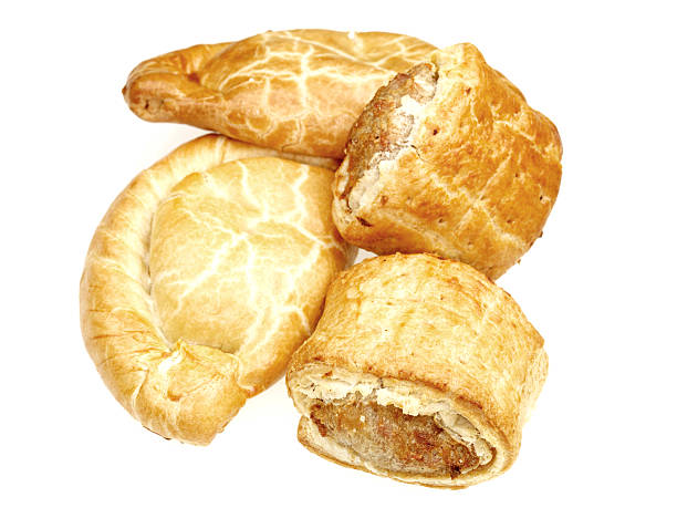 istock Selection of Baked Meat Filled Pastries 484249766