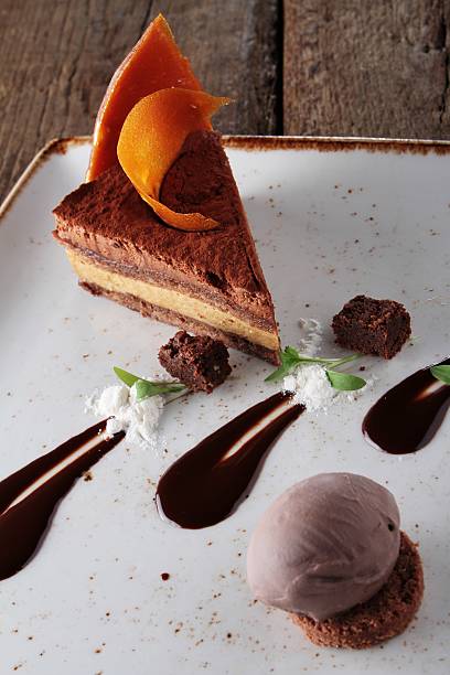 istock plated chocolate torte dessert 484255424