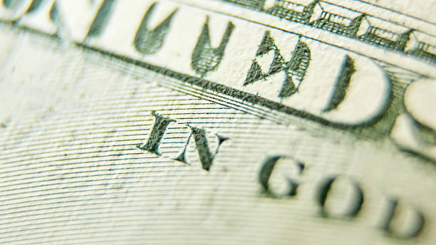 istock Macro close up of the US 100 dollar bill 484256352