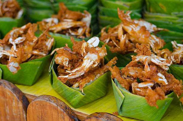 istock fried crabs at floating market, amphawa, Thailand 484258650