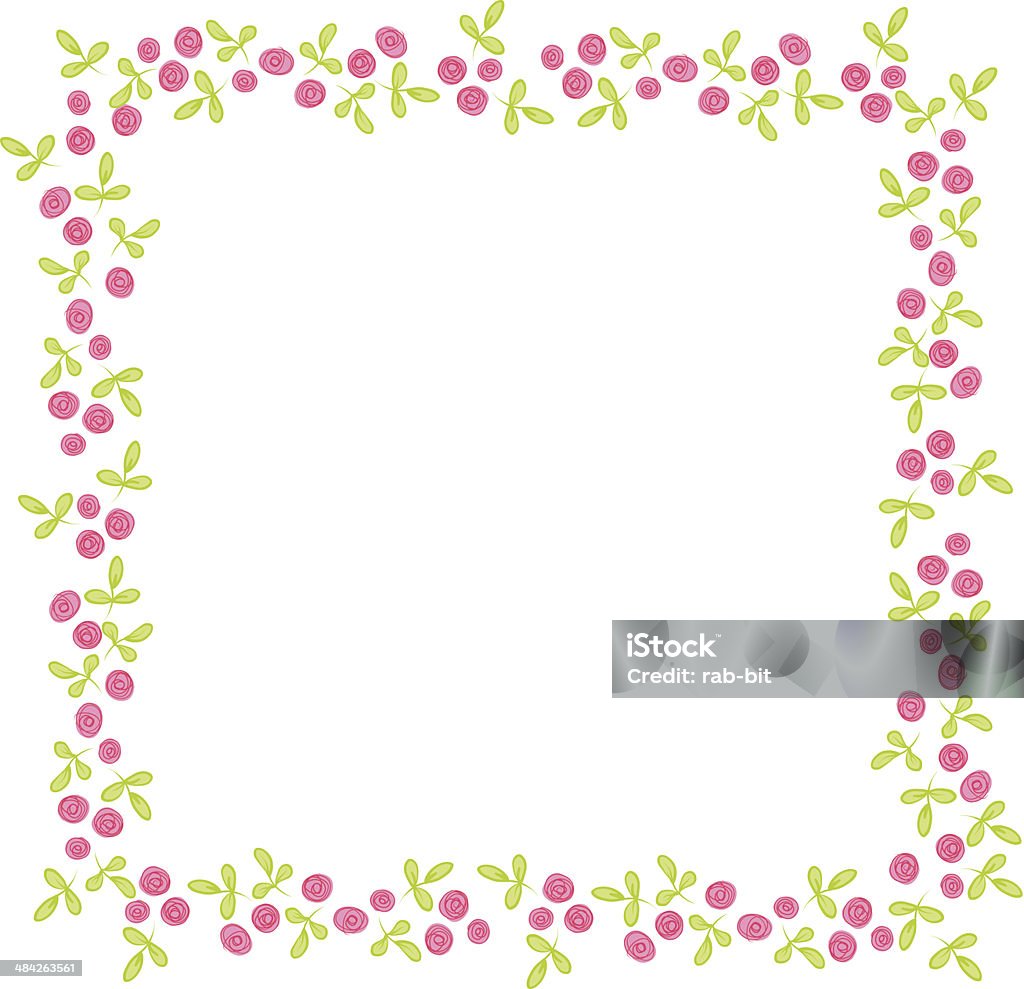 Simple Flower Pattern Frame Flower Pattern Frame Stock Illustration - Download Image Now - Art and ...