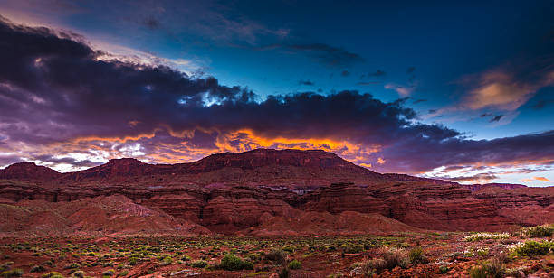 istock Beautiful Sunset Sky over Butte 484264054